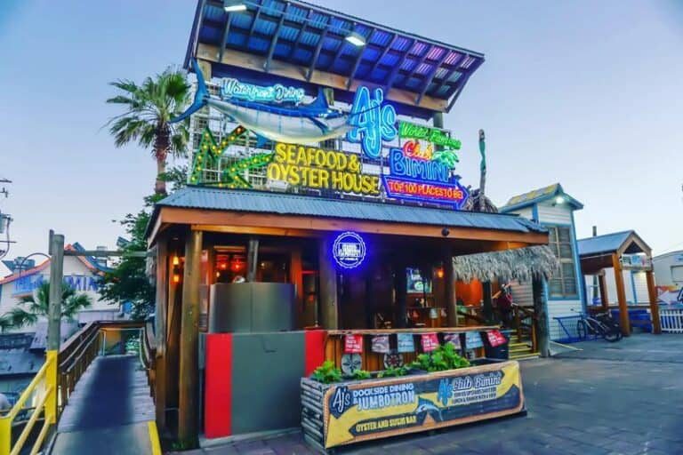 AJ's Seafood & Oyster Bar in Destin Harbor, Destin