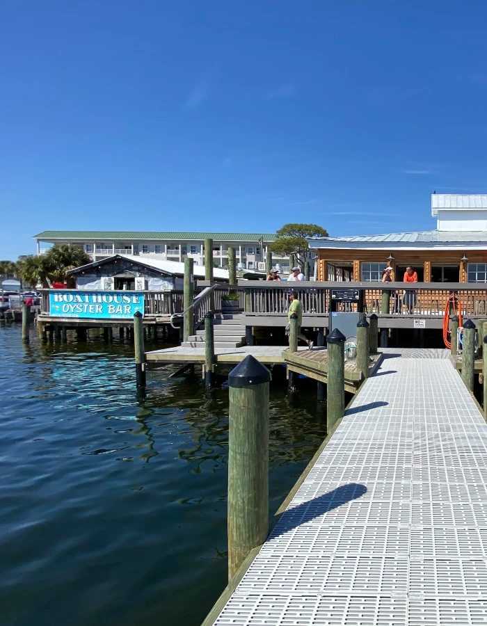 Boathouse Oyster Bar in Destin Harbor, Destin