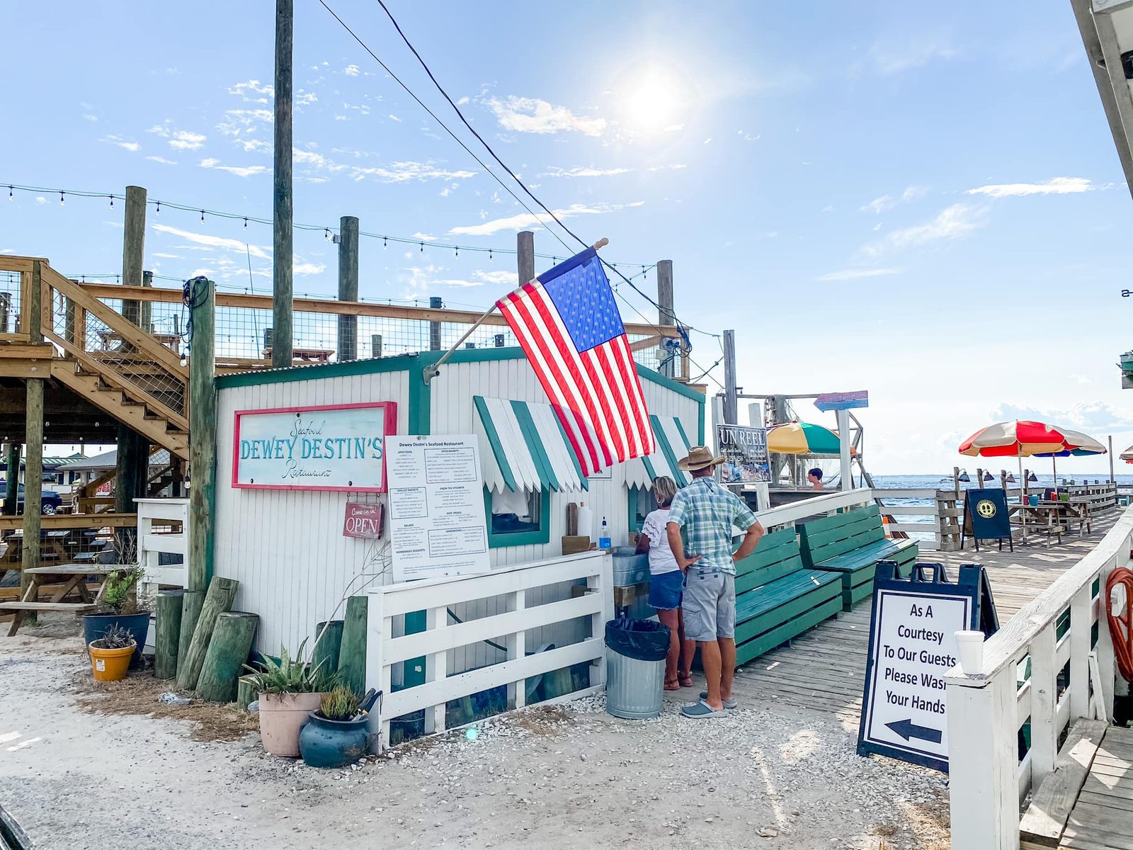 Dewey Destin's Harborside in Destin Harbor, Destin