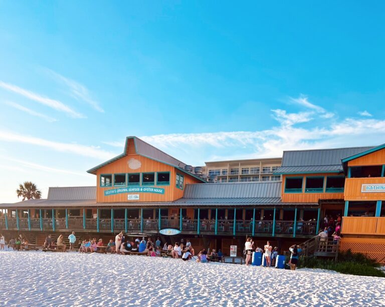 Dewey Destin's Seafood Restaurant in Destin Harbor, Destin