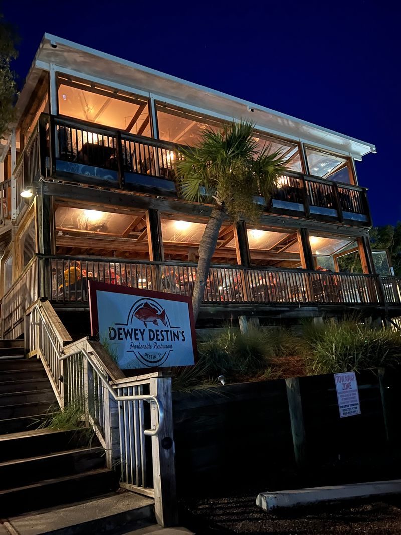 Dewey Destin's Seafood Restaurant in Destin Harbor, Destin
