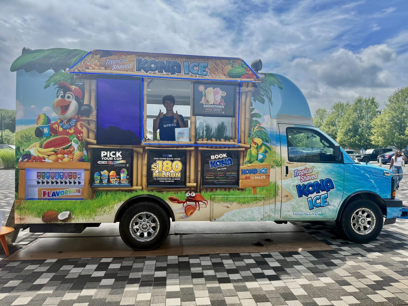 Kona Ice HarborWalk in Destin Harbor, Destin