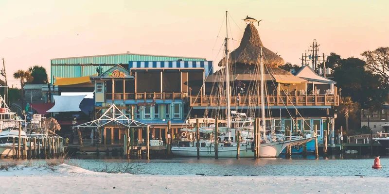 Marina Cafe in Destin Harbor, Destin