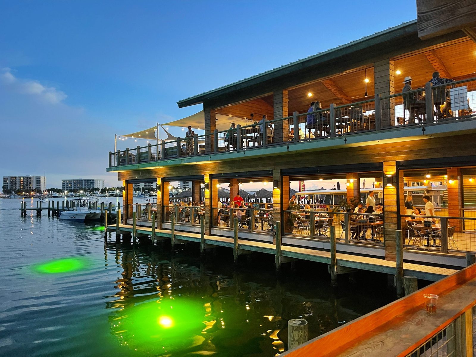 The Edge Seafood Restaurant & SkyBar in Destin Harbor, Destin